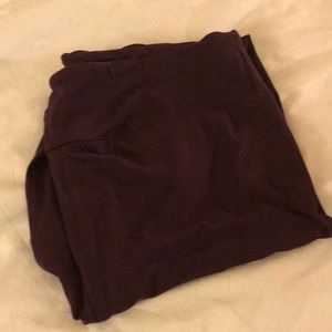Solid eggplant TC lularoe leggings